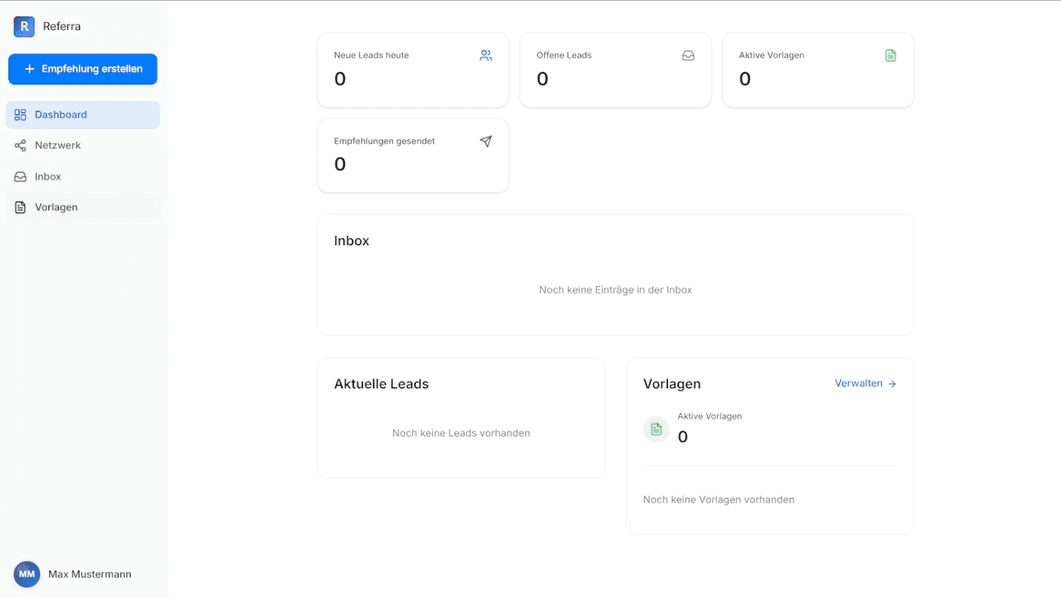 Inbox-Benachrichtigungen Screenshot